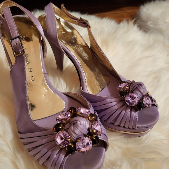 ALBANO by Il Passo (Italian) platform crystal sandals - Picture 4 of 16